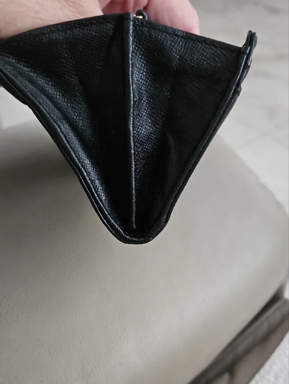 Michael Kors Black Leather Logo Wallet